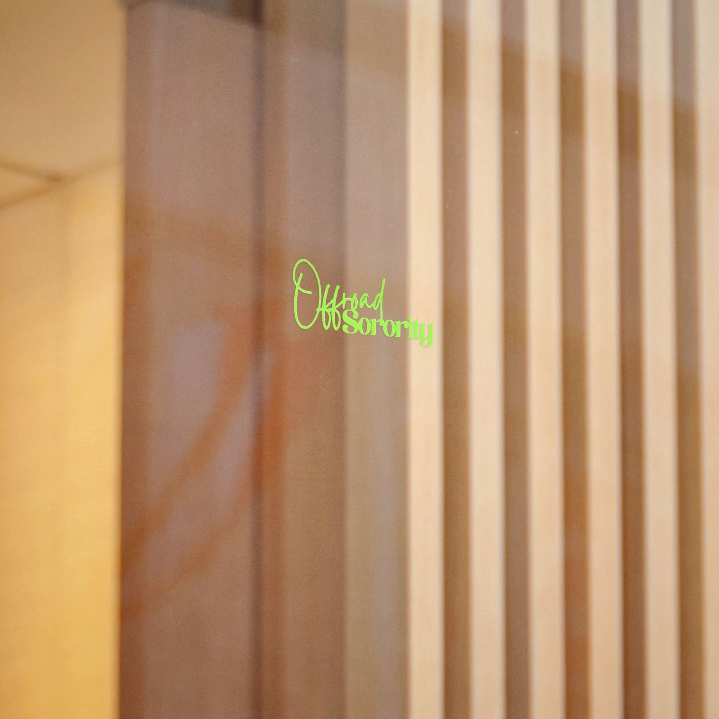 Lime Green Offroad Sorority Decal