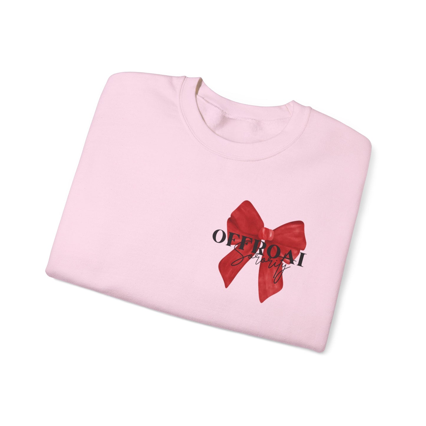 Chic Bow Graphic Unisex Crewneck Sweatshirt