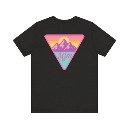 JGM Retro Mountain Graphic Unisex Tee - Adventure Awaits