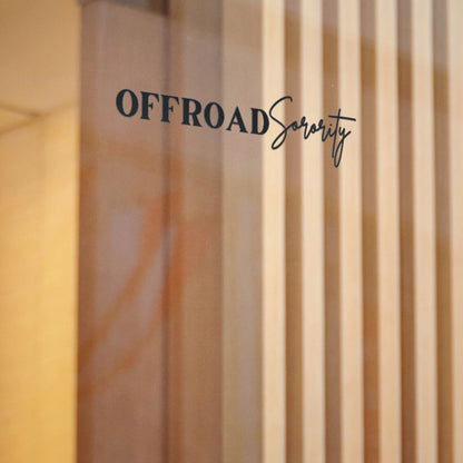 Black Offroad Sorority Banner