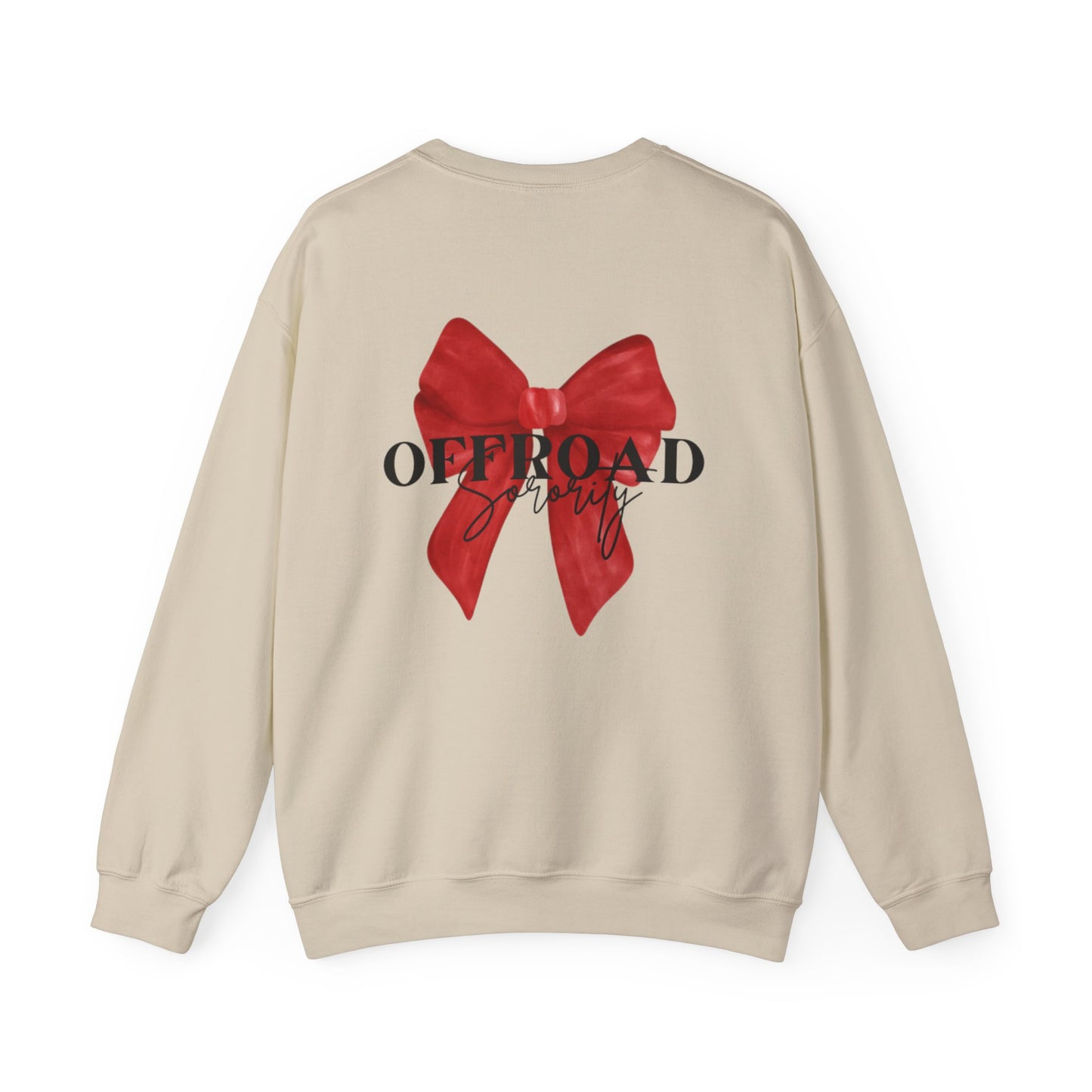 Chic Bow Graphic Unisex Crewneck Sweatshirt