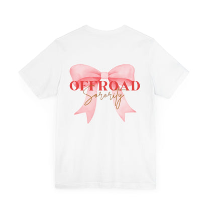 Offroad Sorority Bow Logo Tee