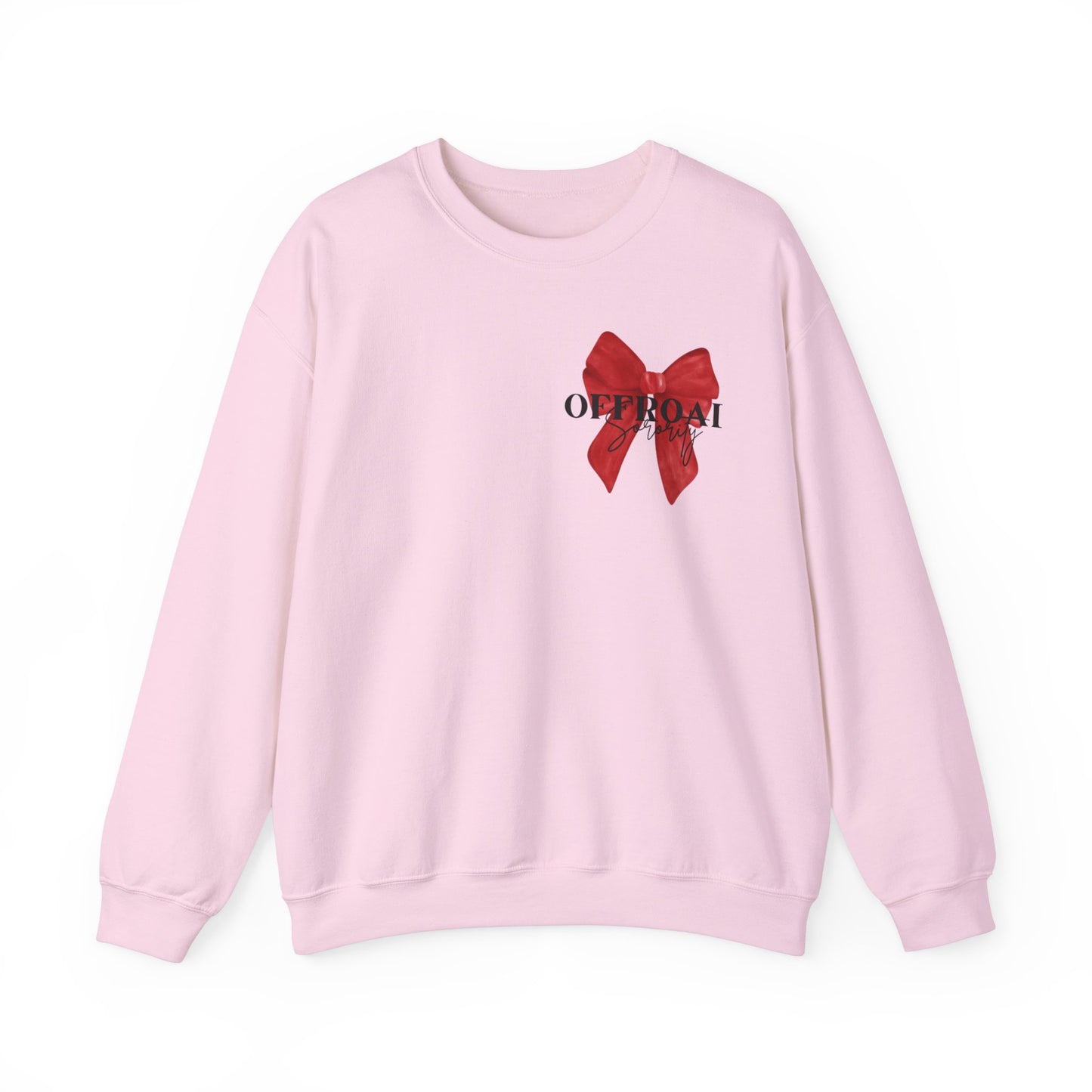 Chic Bow Graphic Unisex Crewneck Sweatshirt