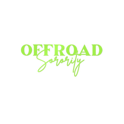 Lime Green Offroad Sorority Decal
