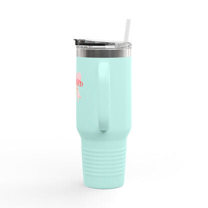 40oz Insulated Travel Mug - Offroad Sorority Bow Tumbler