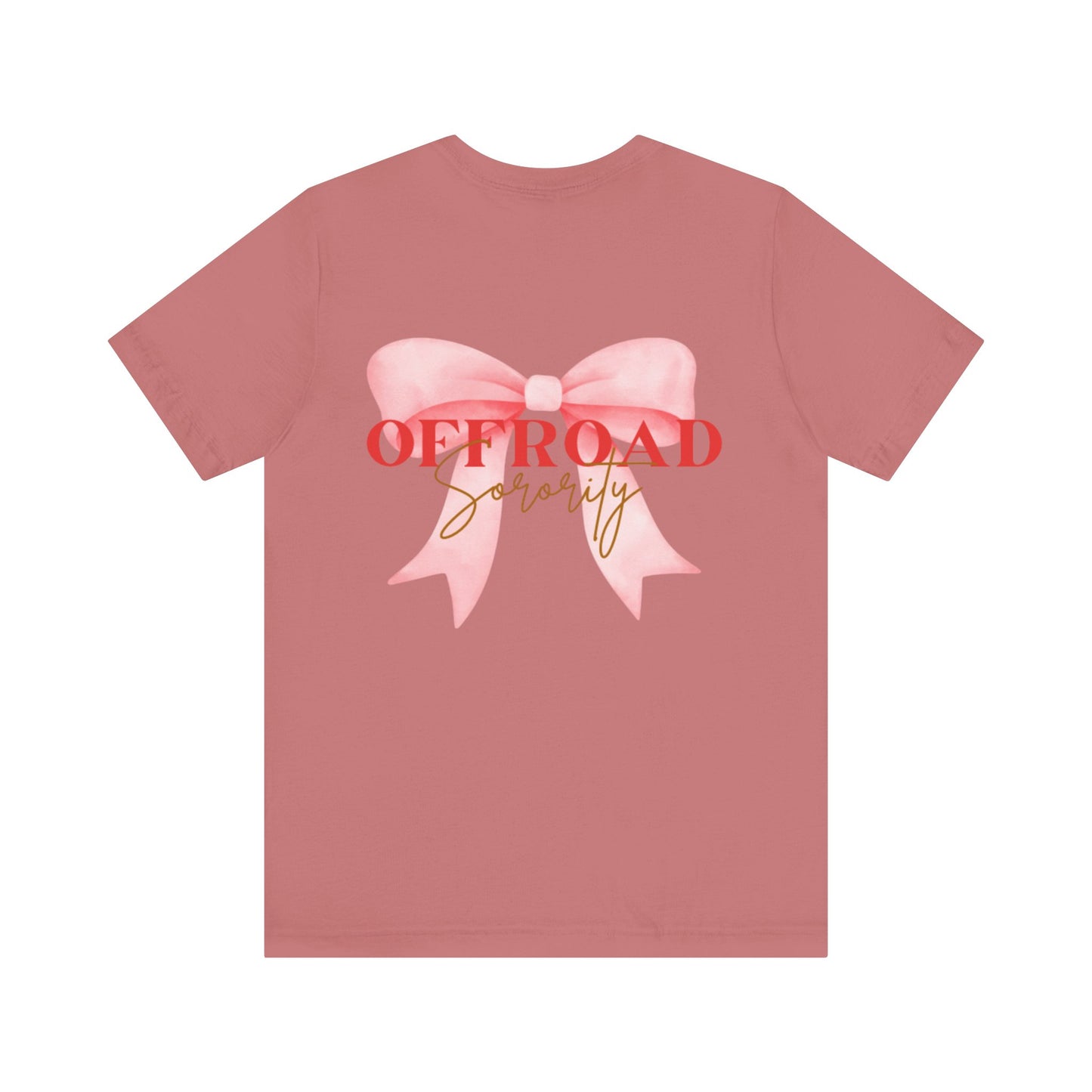 Offroad Sorority Bow Logo Tee