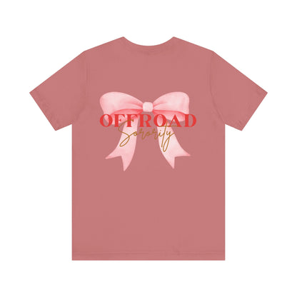 Offroad Sorority Bow Logo Tee