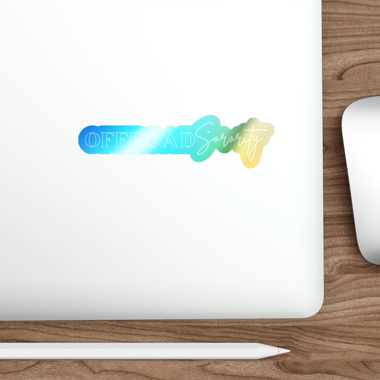 Holographic Offroad Sorority Die-Cut Stickers