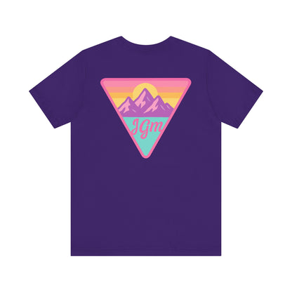 JGM Retro Mountain Graphic Unisex Tee - Adventure Awaits