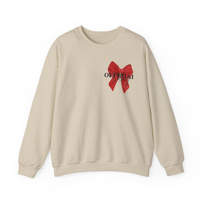 Chic Bow Graphic Unisex Crewneck Sweatshirt