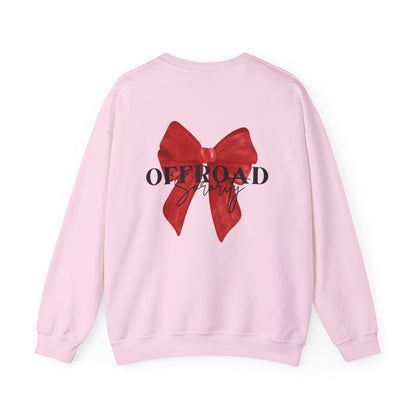 Chic Bow Graphic Unisex Crewneck Sweatshirt