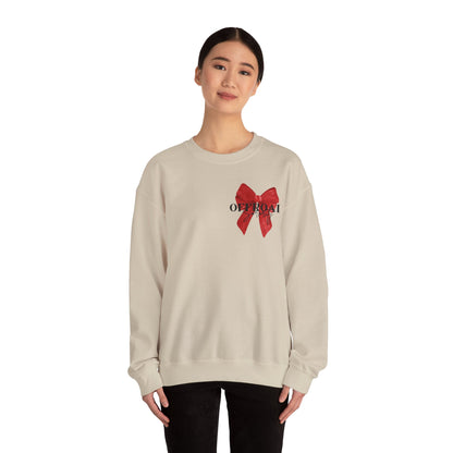 Chic Bow Graphic Unisex Crewneck Sweatshirt