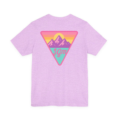 JGM Retro Mountain Graphic Unisex Tee - Adventure Awaits