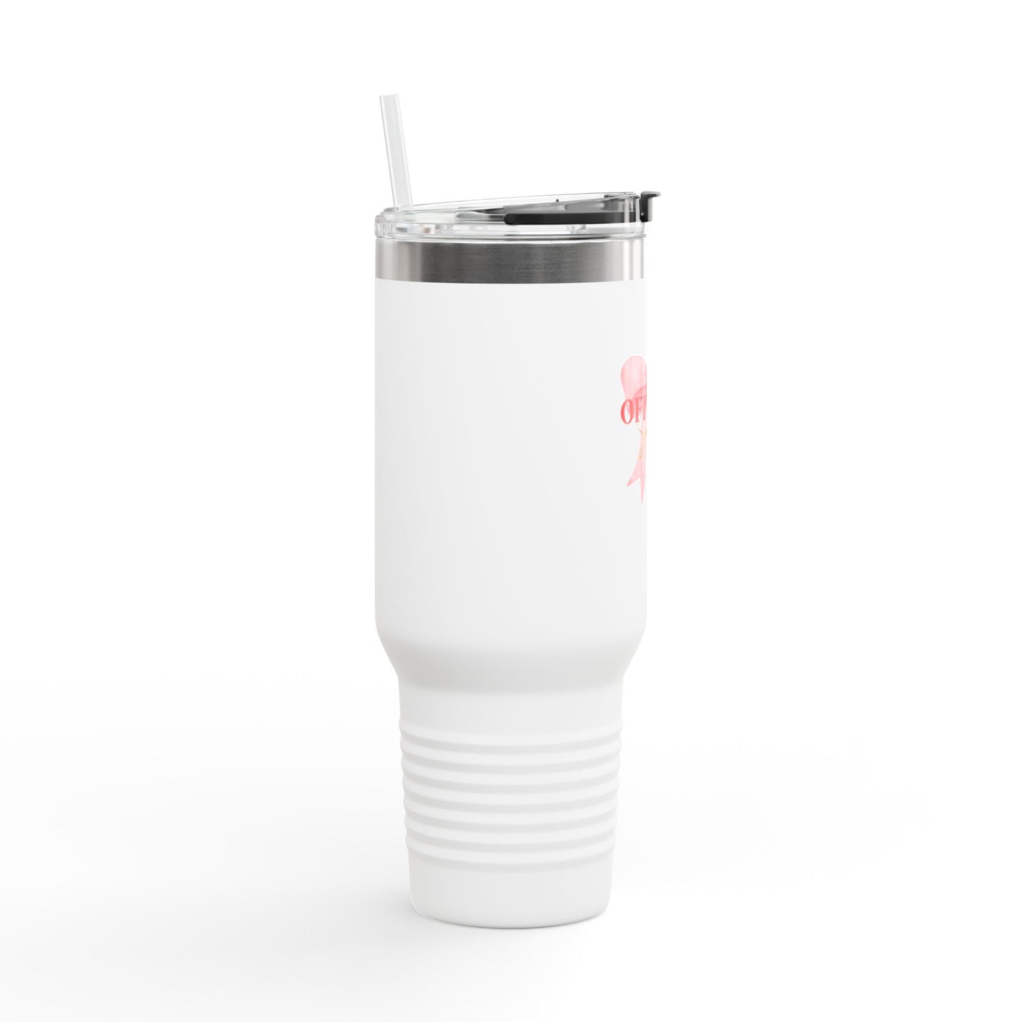 40oz Insulated Travel Mug - Offroad Sorority Bow Tumbler