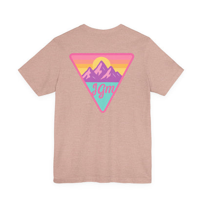 JGM Retro Mountain Graphic Unisex Tee - Adventure Awaits