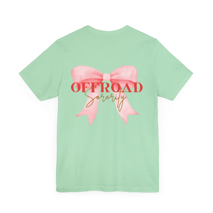 Offroad Sorority Bow Logo Tee