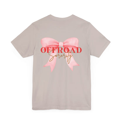 Offroad Sorority Bow Logo Tee