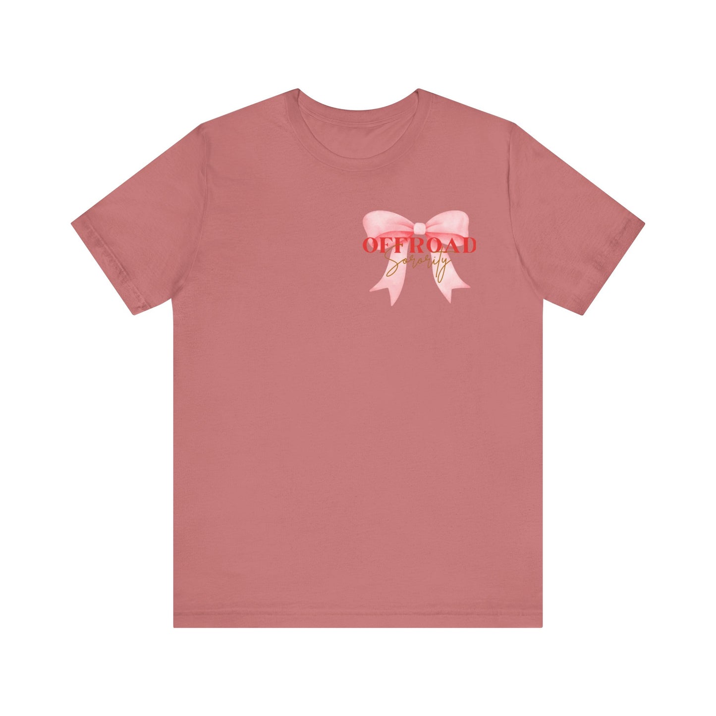 Offroad Sorority Bow Logo Tee