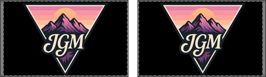 JGM Mountain Double Sided Flag