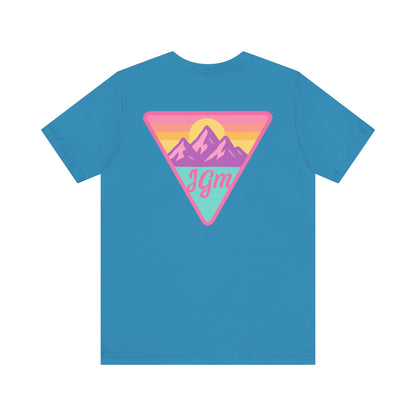 JGM Retro Mountain Graphic Unisex Tee - Adventure Awaits