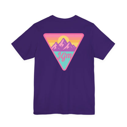 JGM Retro Mountain Graphic Unisex Tee - Adventure Awaits