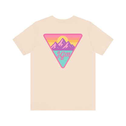 JGM Retro Mountain Graphic Unisex Tee - Adventure Awaits