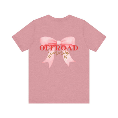 Offroad Sorority Bow Logo Tee