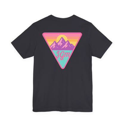 JGM Retro Mountain Graphic Unisex Tee - Adventure Awaits