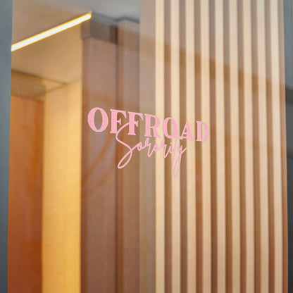 Light pink Offroad Sorority Decal