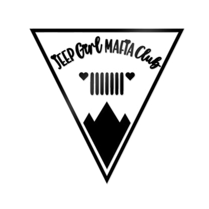 Jeep Girl Mafia Club Badge - Die-Cut Stickers, (DTF)