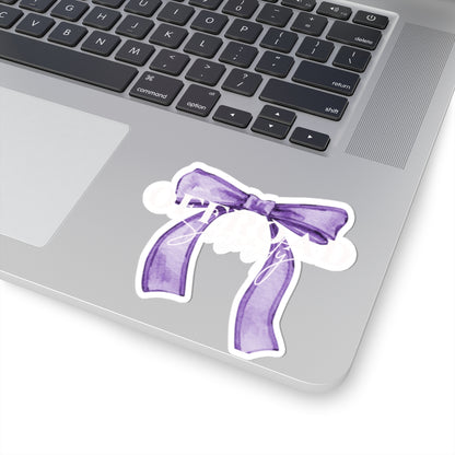 Purple Bow Offroad Sorority Sticker