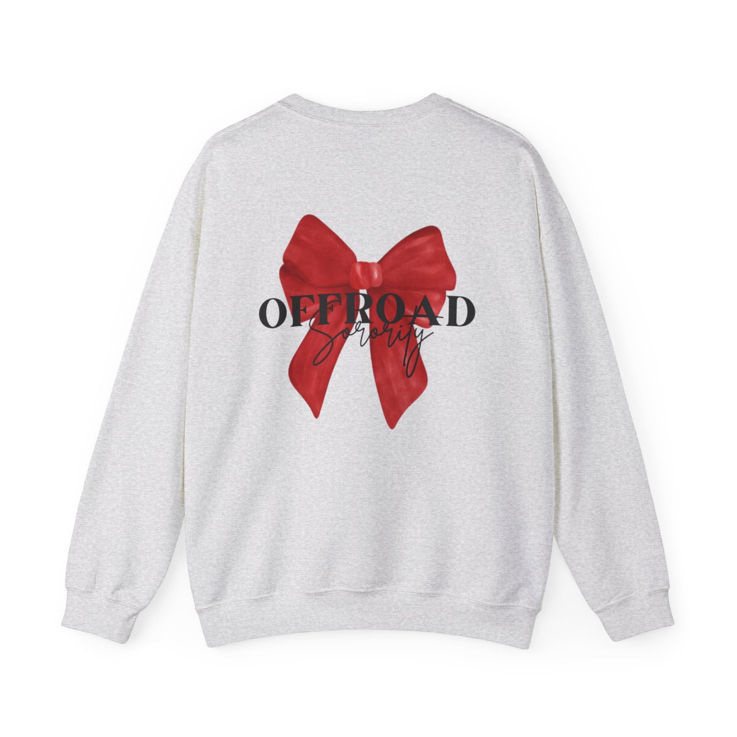 Chic Bow Graphic Unisex Crewneck Sweatshirt