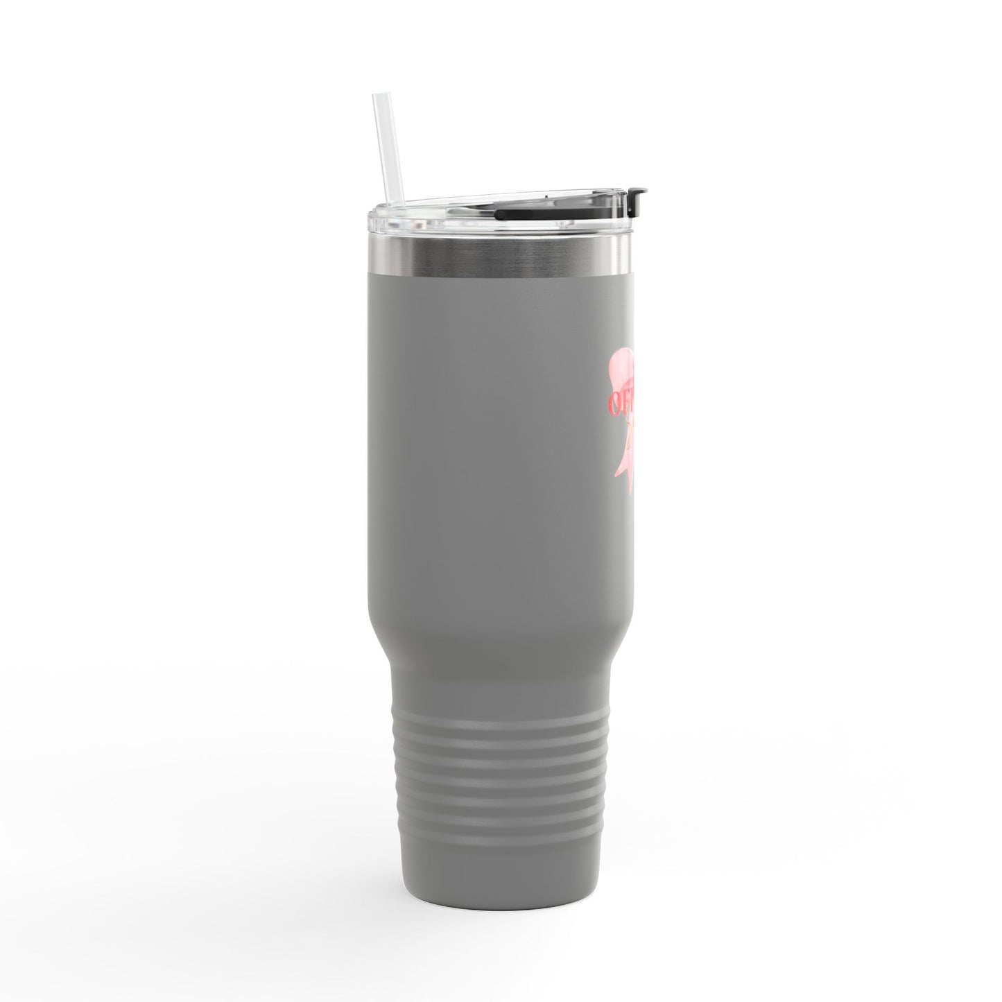 40oz Insulated Travel Mug - Offroad Sorority Bow Tumbler