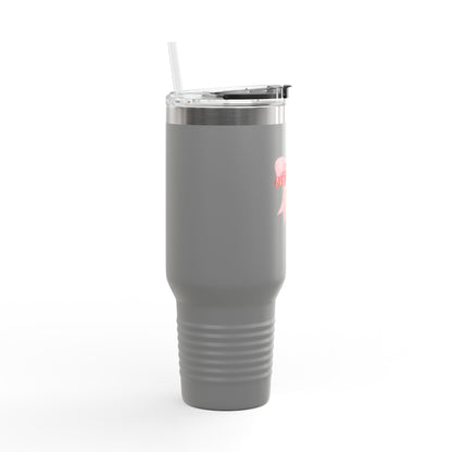 40oz Insulated Travel Mug - Offroad Sorority Bow Tumbler