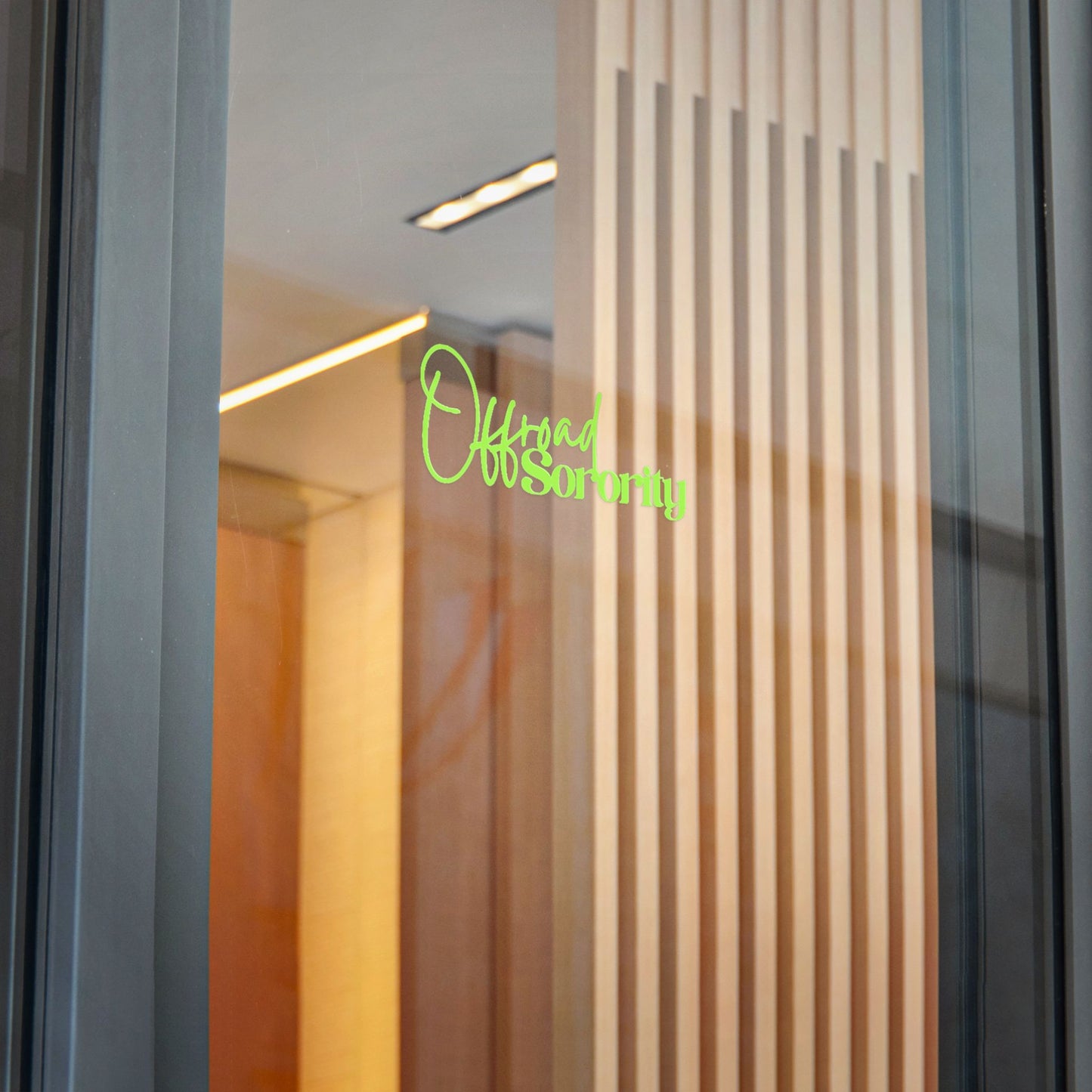 Lime Green Offroad Sorority Decal