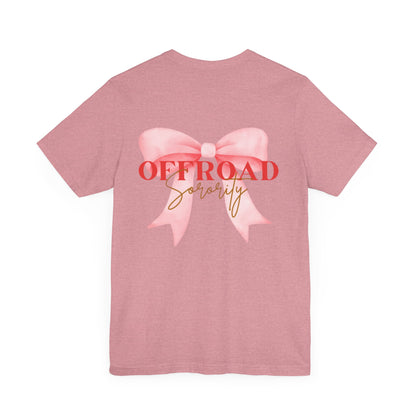 Offroad Sorority Bow Logo Tee