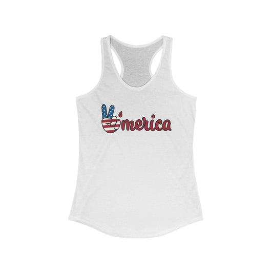 America | Racerback Tank