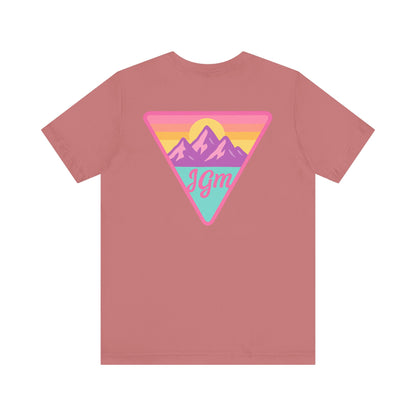 JGM Retro Mountain Graphic Unisex Tee - Adventure Awaits