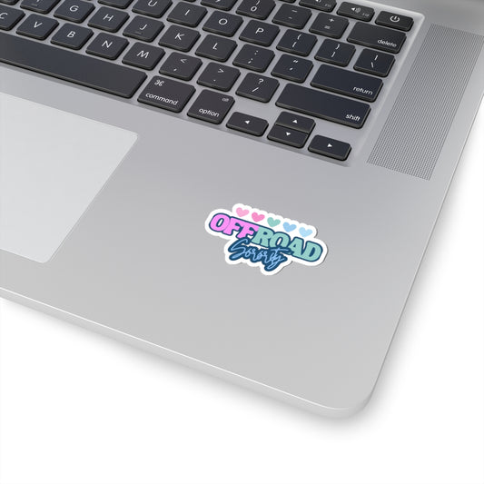 Colorful Hearts Offroad Sorority Sticker