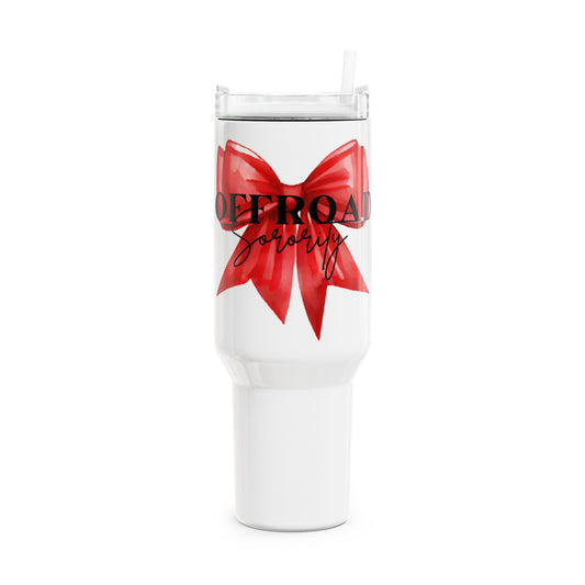 40oz Offroad Sorority Tumbler with Bow | Perfect Gift for Adventurers