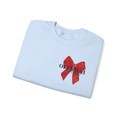 Chic Bow Graphic Unisex Crewneck Sweatshirt