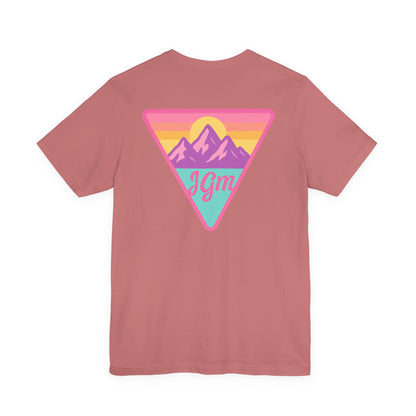 JGM Retro Mountain Graphic Unisex Tee - Adventure Awaits