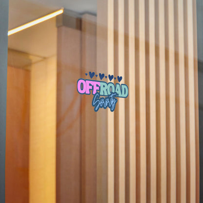 Blue Heart Offroad Sorority Decal