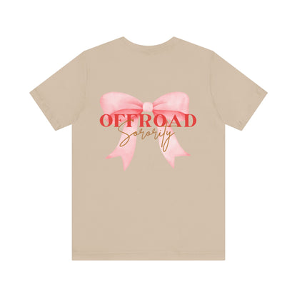 Offroad Sorority Bow Logo Tee