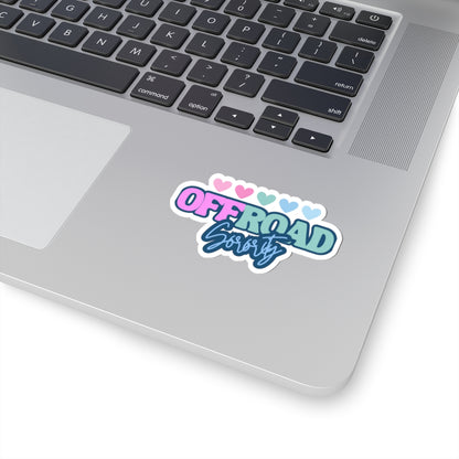 Colorful Hearts Offroad Sorority Sticker