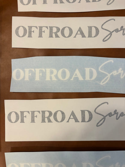 Offroad Sorority Banner | 3x15