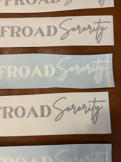 Offroad Sorority Banner | 3x15